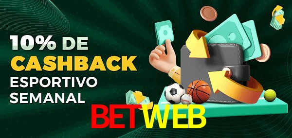 10% de bônus de cashback na BETWEB
